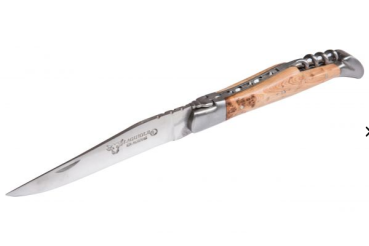 Laguiole Taschenmesser 12cm mit korkenzieher olive